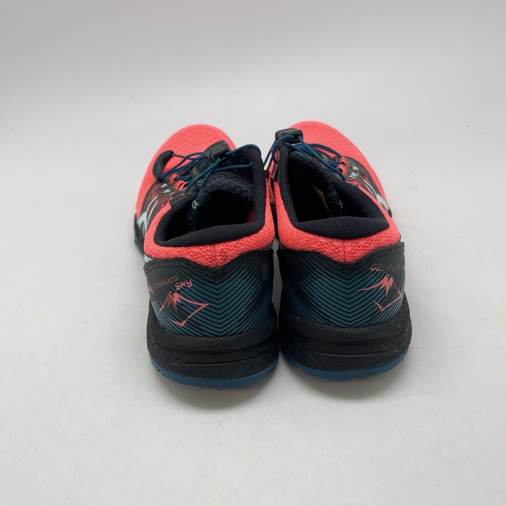 Asics Gel-Fujitrabuco Sky Sneakers Womens 6.5 Neon Pink Blue 1012A770 Trail Shoe - Picture 4 of 10